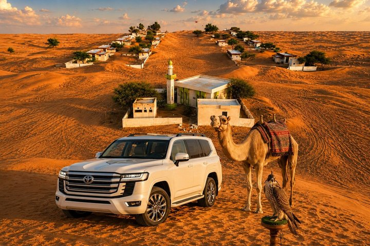 Al Madam Ghost Village & Red Dune Safari, BBQ Dinner & Live Shows - Photo 1 of 9